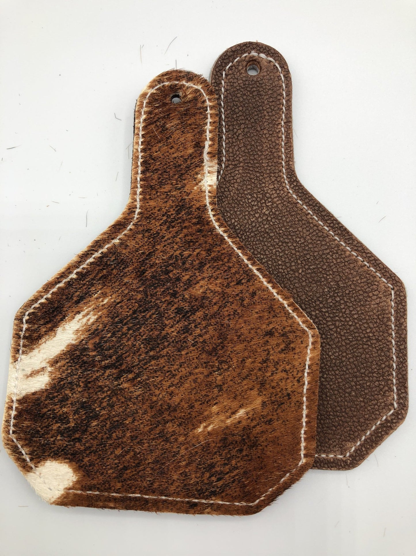 Rescentable Leather - Ear Tag shape Axis deer print