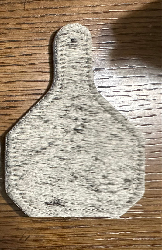 Rescentable Leather - Ear tag Hair on Hide