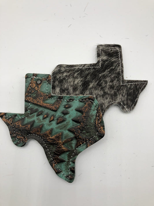 Rescentable Leather - Texas shape Cowboy Bronze