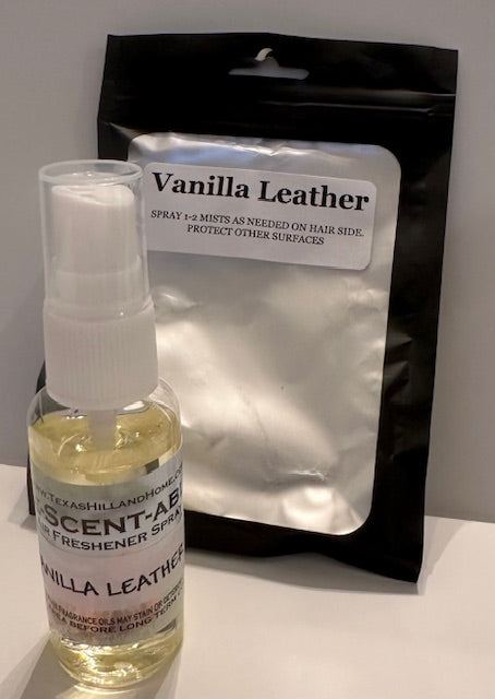 Rescentable Car Freshener Scent - Vanilla Leather